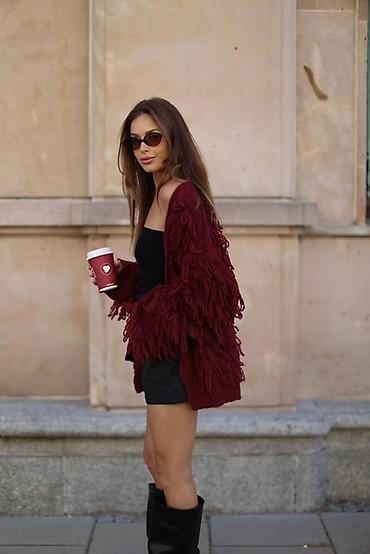 Džemperi, kardigani: 🔥Pleteni kardigan sa resama – ženstven, udoban i efektan komad za — 3