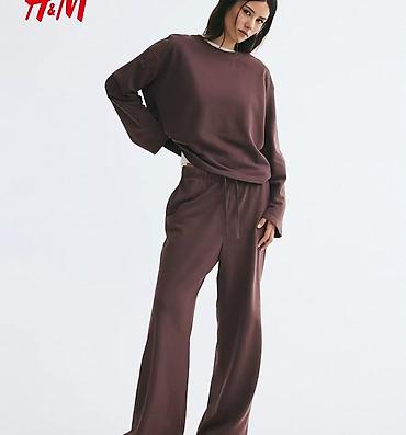 Домашние костюмы: Двойка от H&M - Цвет: глубокий сливовый . - Фасон: свободный — 1