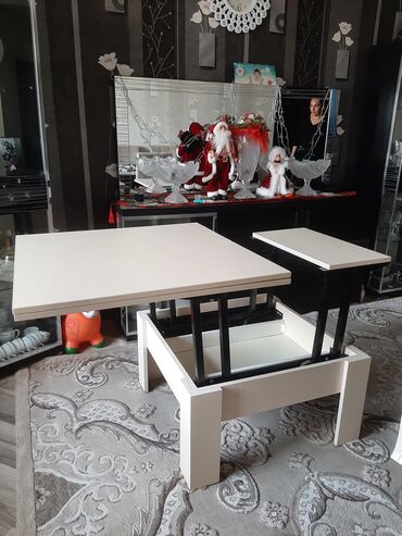 Masalar: Jurnal masası, İşlənmiş, Transformer, MDF, Kvadrat masa — 3