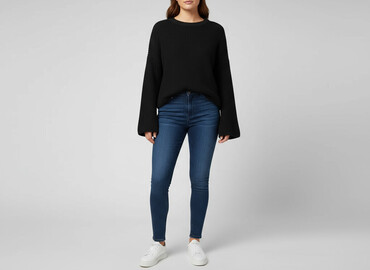 dziury w ubraniach: Even&Odd, Sweter damski, rozmiar 3XL