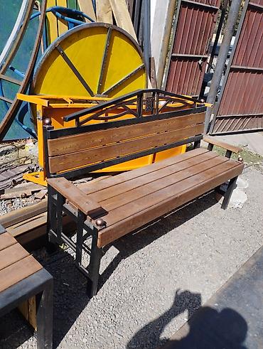 Скамейки: Скамейка Металл, Со спинкой, С крышей — 29