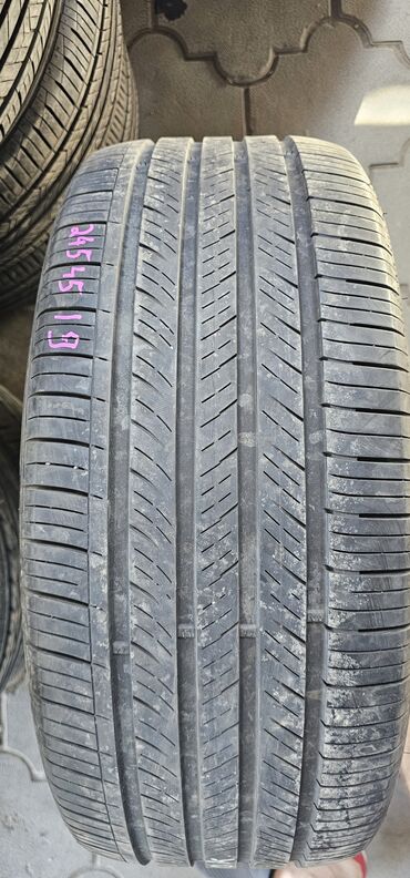 Шины: Шины 245 / 45 / R 19, Лето, Б/у, 1 шт, Легковые, Корея, Hankook