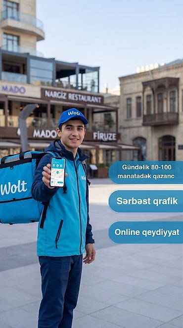 Əməkdaş axtarışı (vakansiyalar): Sürücü-kuryer tələb olunur, Şəxsi nəqliyyat vasitəsi ilə, Gündəlik ödəniş, Təcrübəsiz — 1