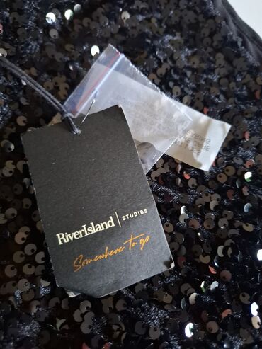 haljine od tila i cipke: River Island, L (EU 40), bоја - Crna