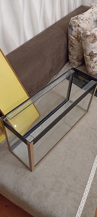akvarium 90x40x50: Akvarium 60*20*30h,iki qapagı var,fon var.sex akvariumu. akvarium boş — 3