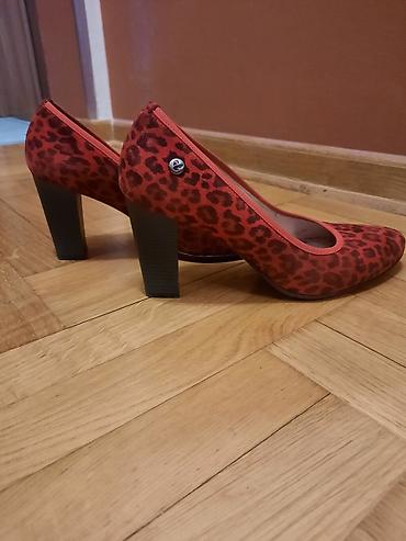 Ženske salonke sa leopard printom - Model: klasične salonke sa