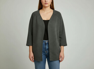 fioletowy kardigan zara: Reserved, Women`s knitwear, size XL
