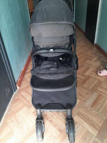 Коляски: Коляска, цвет - Черный, Б/у — 8