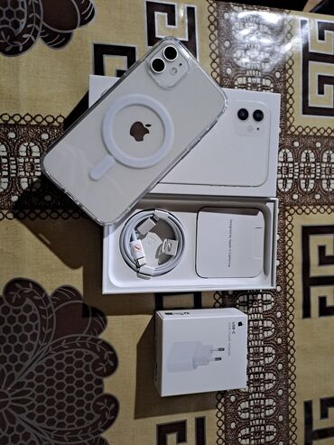 ariston alıram: IPhone 11, 128 GB, Ağ, Zəmanət, Face ID, Sənədlərlə