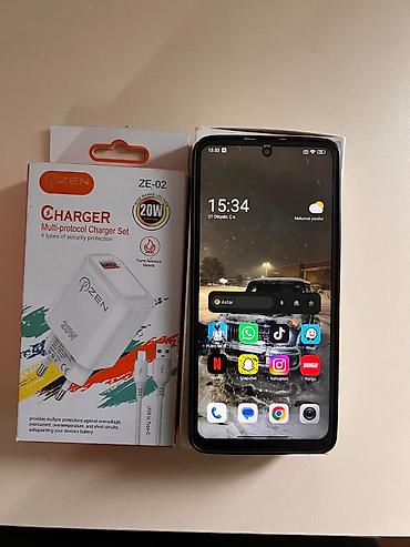xiaomi redmi note 13 pro 5g: Redmi Note 13, 256 GB, rəng - Qara, Face ID — 5