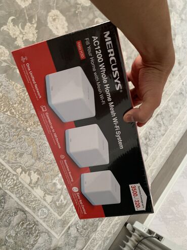 три д очки: MERCUSYS AC1200 whole home mesh Wi-Fi system Halo H30 3 pack Вай