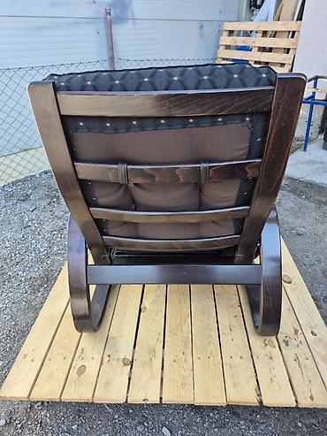 Fotelje: Naslonjač sa tabureom (set) - Udobna fotelja sa pripadajućim tabureom — 3