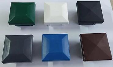 Proizvodi od rolovanog metala, metalni kanali: 🔲 POKLOPCI I POKRIVNE KAPE Za stubove panelne ograde 📍 Fence System — 9