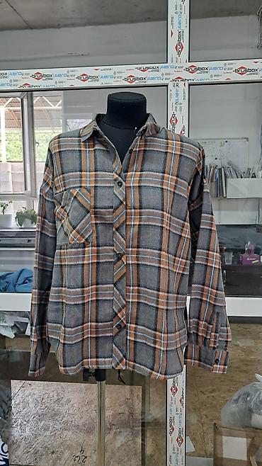 made: Рубашка, Оверсайз, В клетку, Made in KG — 4