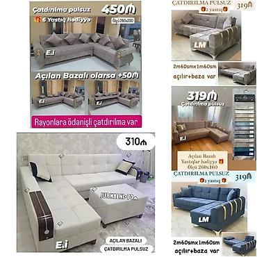 Künc divan dəstləri – müxtəlif modellər və ölçülər - Ölçülər: 280x200 lalafo.az -da Künc divan dəstləri – müxtəlif modellər və ölçülər - Ölçülər: 280x200