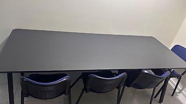Digər mebel: Toplu ve tek tek de satilir.BOZ masa 40 AZN ideal veziyyetde(230sm — 7
