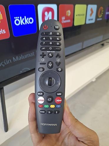 165: Hoffmann Smart TV – webOS LG menyusu mışka pult 165 ekran 4k — 3