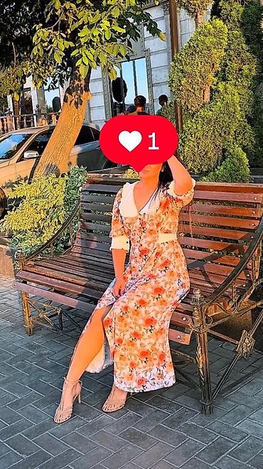 Платье миди с цветочным принтом Ange dress - Длина: миди/макси до