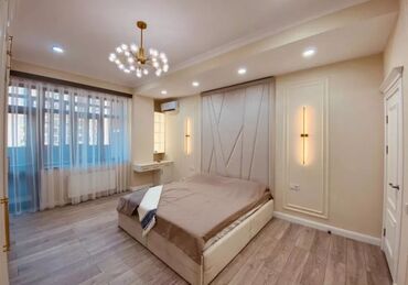 бишкек квартира цена: 3 комнаты, Агентство недвижимости, Без подселения, С мебелью полностью