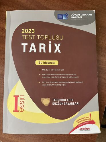 codera informatika pdf 2024: Tarix Test toplusu 1ci hissə