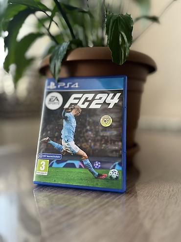 xbox one fat: PS4 oyun diski: EA Sports FC 24 - Platforma: PlayStation 4 (PS5 üçün — 1