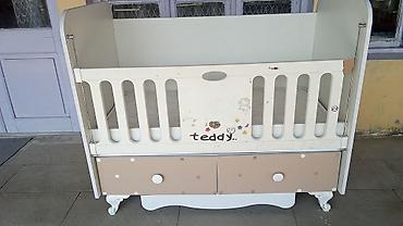 taxt dosekleri: Uşaq beşiyi – “Teddy” dizaynlı, çekmecəli model - Material — 1