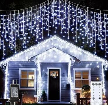 Ostali kućni dekor: Led zavesa za spoljnu i unutrašnju upotrebu Dužina : 3m- 1.800dinara — 13