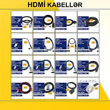 Digər kompüter aksesuarları: HDMİ Kabellər ⭐Type-C (USB-C) to HDMİ 2.0vers 1,8m 4K 60HZ – 30 AZN — 1