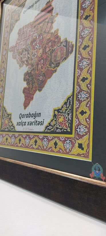 Şəkillər, tablolar: Qarabağin xalça xəri̇təsi̇
ölçüləri 31#39 sm və 59 #50 sm — 9