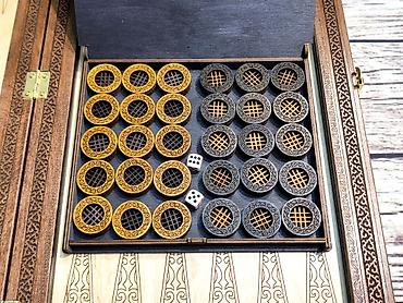 Нарды: Нарды деревянные "Кыял" с национальным орнаментом . - Корпус-книга — 8