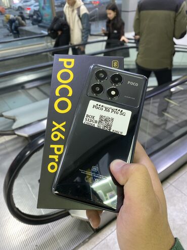 очень срочно продам: Poco X6 Pro 5G, Б/у, 512 ГБ, цвет - Черный, 1 SIM, 2 SIM