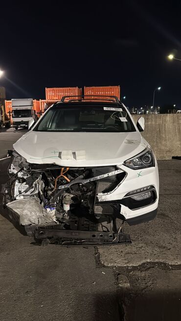 запчасти на митсубиси галант: Hyundai santafe 2016-2018 bufer Amerkanka (dumannı işıq və açki)