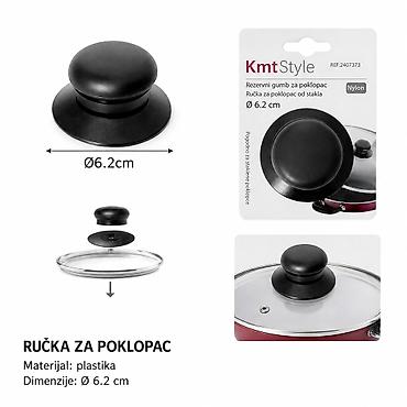 KMT drška poklopca lonca 2407373 Opis: - Rezervna ručka/gumb za na lalafo.rs KMT drška poklopca lonca 2407373 Opis: - Rezervna ručka/gumb za