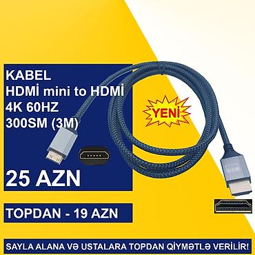 Digər kompüter aksesuarları: HDMİ Kabellər SAYLA ALANA VƏ USTALARA TOPDAN QİYMƏTLƏ VERİLİR! ⭐Type-C — 9