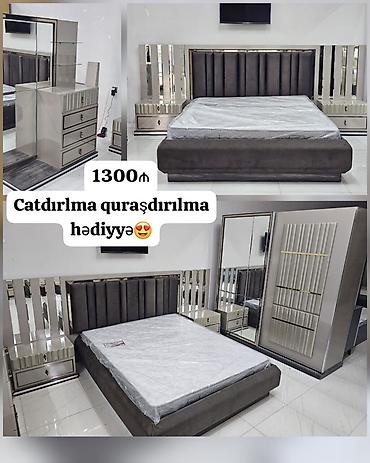 *1300₼ Bazalı Yataq mebeli desti*‼️ *Catdırlma quraşdırılma hədiyyə*
