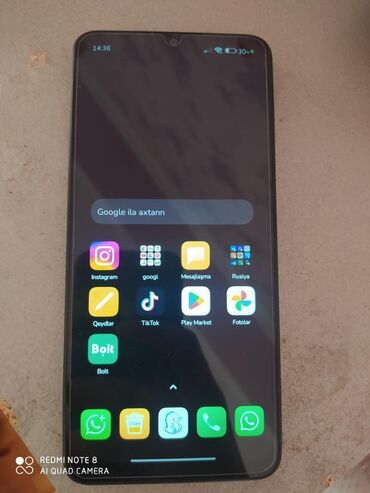 Redmi: Redmi 13C, 128 GB, rəng - Qara, Sensor