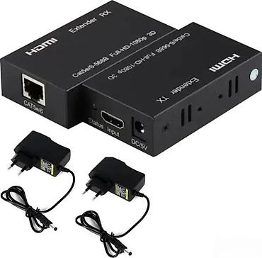 Druga oprema za računare i laptopove: HDMI Extender preko mrežnog kabla (TX/RX set) Opis: - Set predajnik — 2