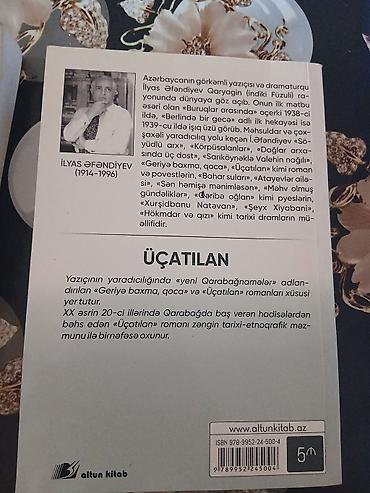 Художественная литература: Sadəcə 2 həftə öncə alınıb Kitab: Üçatılan Müəllif: İlyas Əfəndiyev — 2