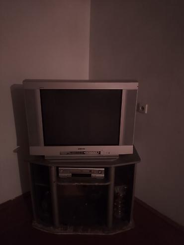 ТВ и видео: Klassik CRT televizor + TV stendi və DVD/video pleyer dəsti - Marka — 1