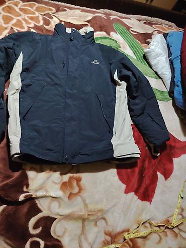 Zimske jakne: Zimska jakna Kappa – tamnoplava sa svetlosivim panelima sa dva lica — 1