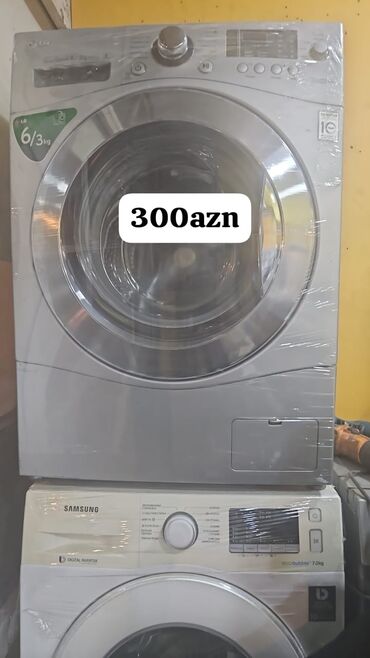 Şəxsi qulluq: Paltaryuyan maşın LG, 6 kq, Avtomat, Qurutma var