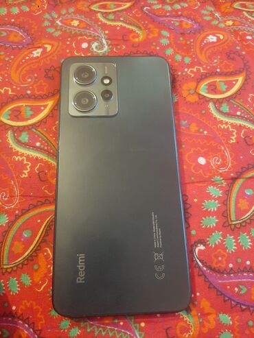 телефоны xiaomi redmi10: Xiaomi, Redmi Note 12, Б/у, 128 ГБ, цвет - Черный, 2 SIM, eSIM