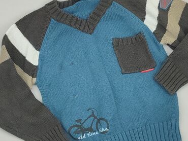 niebieska sukienka letnia: Sweater, Coccodrillo, 4-5 years, 104-110 cm, condition - Good