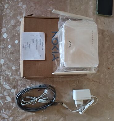 Настольные ПК и рабочие станции: NOKİA router. WİFİ 5 dəsdəkləyir, yəni 5Gsi var təp-təzədi qəti