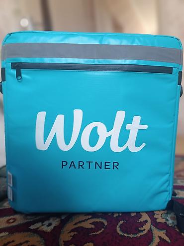 Wolt Partner termo çatdırılma çanta yeke - Rəng: firuzəyi (Wolt