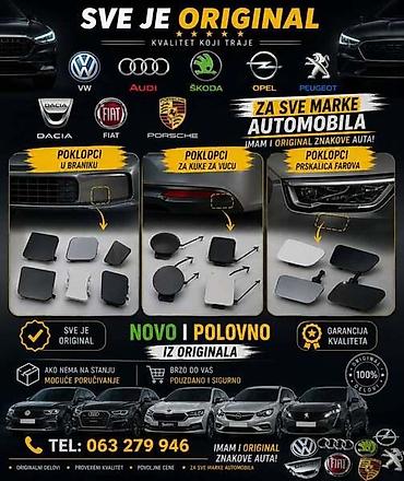 swiss tools imbus: ZNAKOVI I POKLOPCI ZA BRANIK ZA AUDI 80, 90, 100 . OD 1980. DO 2026 — 1