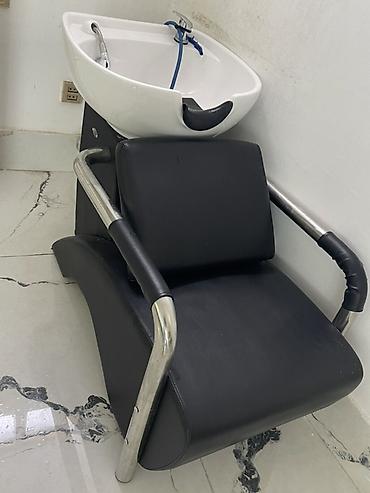 kredit mebel: Salon üçün saç yuma stolu və kreslo - İntegrə olunmuş keramika yuma — 1