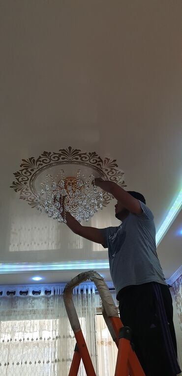 Натяжной потолок: Натяжной потолок с рисунком от 800 сомов можно напечатать любого — 13