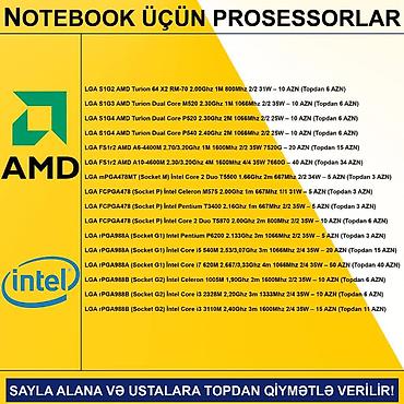 Prosessorlar: Prosessor Intel Core i5 Notebook üçün Prosessorlar, İşlənmiş — 2