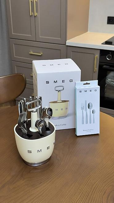 тя: Элитный набор столовых приборов SMEG (24 предмета + подставка)🔥 ✨ В — 2